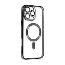 Apple Uyumlu iPhone 16 Pro Max Uyumlu Kılıf Kross Magneticsafe Kapak - Siyah