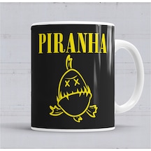 Piranha Pirana Balık Kupa Bardak Porselen Karışık