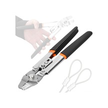 Skycity Metal Yej-122o Teli Pres Takımı, 0.1-2.2mm Çaplı Çelik Teller İçin Doğru Ve Güvenli Presleme, Ergonomik Kolu İle Yorumu Azaltır Siyah