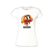 Best Friends - Friend Beyaz Kadın Tshirt 001