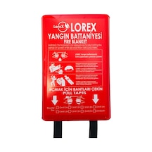 Lorex Lr-Fb1015B Kutulu Yangın Battaniyesi 100 x 150