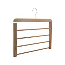 Nyn Ahşap Askı 4 Katlı Pantolon Askısı Naturel Renk 1 Adet Diğer