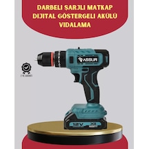 18 Parça Dijital Matkap Seti Çift Bataryalı