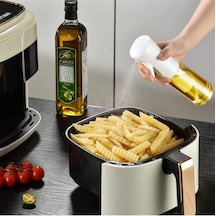 200 Ml Yağ Sirke Sos Sprey Püskürtücü Cam Şişe Airfryer Yağ Spreyi Sızdırmaz Yağdanlık Şişesi Siyah Diğer