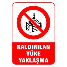 Kaldırılan Yüke Yaklaşma Levhası Levha Vim 043 15x21 Cm Dekota 3 Mm
