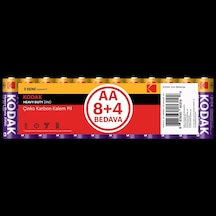 KODAK 8+4 ADET ÇINKO KARBON SHRINK KALEM PIL