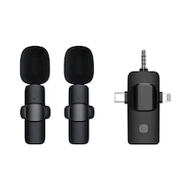 Daytona K9 Wireless 3IN1 (Kablosuz Mikrofon) Type-C - Lightning -