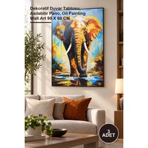 3 Adet Duvara Asmalı Yağlı Boya Pano Dekoratif Duvar Tablosu, Asılabilir Pano, Oil Painting Wall Art 90 X 60 Cm