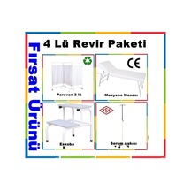 Emek Muayene Masası Ve Serum Askısı Seti