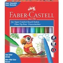 Faber-Castell Super Comfort Keçeli Kalem.24'Lü