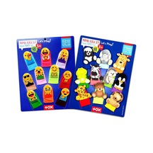 2 Set - 20 Parça Tox Emojiler Ve Vahşi Hayvanlar Parmak Kukla T106 T781