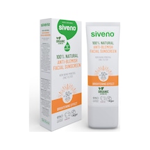 %100 Doğal Yüz Güneş Kremi Leke Karşıtı Aydınlatıcı Mineral Filtre Uva Uvb Spf 50+ 30 Ml
