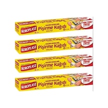 Koroplast Hazır Kesilmiş Pişirme Kağıdı 16 Yaprak 4 Adet 7693233221770