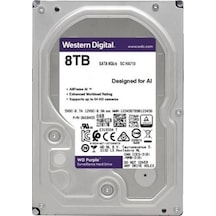 Wd 8tb Purple Wd84purz 5640rpm 128mb 7x24 Güvenlik Harddisk