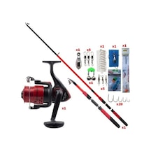 Remixon Fast Sell 4000 Kırmızı Makine & 210 Cm Olta Kamışı Seti