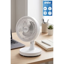 Sinbo Sf-7703 Kompakt Mini Masaüstü Fan Sessiz Vantilatör