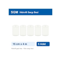 Bezos Sgm Hidrofil Sargı Bezi 15 Cm X 4 M 5 Adet Bezos1