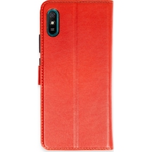 Redmi 9a Kılıf Trend S Plus Kapaklı Kılıf - Kırmızı Bzsxx00 1