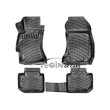 Subaru Forester 2012 Geometrik Desenli 3d Havuzlu Oto Paspas Siyah