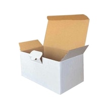 17,5x10x8,5cm Kilitli Kutu - Beyaz