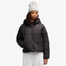 Puma Essential Relaxed Padded Kadın Siyah Ceket 638554 Çok Renkli