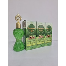 Özel Seri Fıstık Kolonyası - 200 Ml Kalıcı Ve Ferahlatıcı Esanslı Dökme Plastik Şişe Kolonya 3 Adet