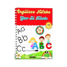 İngilizce Alfabe Öğreten Yaz-sil Kitabı