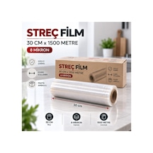 Streç Film 30 Cm X 1500 Metre 8 Mikron - 921054561