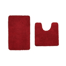 Yüksek Emici 2 Parça Banyo Paspas Seti - 50x80cm & 50x40cm Kaymaz Tabanlı, Yıkanabilir Diğer Diğer