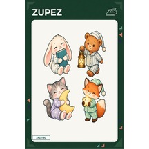 Minik Akşam Hikâyesi 19x25 Cm Ütüyle Uygulanan Baskı Zpz1192 - 928157396