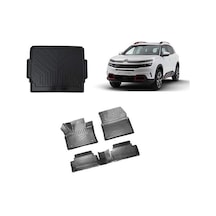 Citroen C5 Aircross 2019+Rizline 3D Havuzlu Paspas  Bagaj Havuzu Set