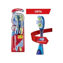 Colgate 360° Interdental Diş Arası Temizliği 1 + 1 Diş Fırçası Medium