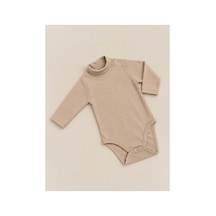 Oh La La Koala For Little Ones Boğazlı Yaka Uzun Kollu Bebek Body Vizon