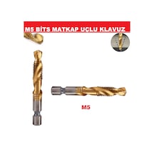 Klavuz 1/4 Bıts Kendinden Matkap Uçlu M5 Hss Titanyum