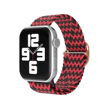Watch 38mm Star Kordon - Zigzag Kırmızı-siyah