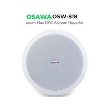 Osawa Osw-818 Trafolu 20 Cm Beyaz Alçıpan Tavan Hoparlörü