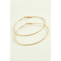 Zikzak - 236 - Burgulu Metal Halka Küpe 8-9-10 Cm - Nazblsmm - 9 Cm çok renkli