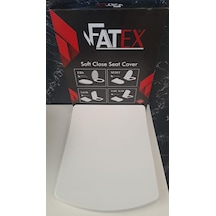 Fatex Kare Slım Soft 35 X 45 Cm Yavaş Kapanan Plastik Klozet Kapağı Diğer