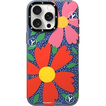 İphone 14 Pro Uyumlu Kılıf Magsafe Özellikli Sunshine Tasarımlı Youngkit Colorful Serisi Kırmızı