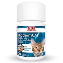 Pet Active Biodermcat Kediler İçin Tüy Dökülme Önleyici Biotin Ve