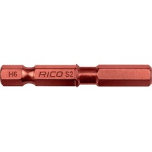 Rıco 1/4 H6 Allen Bits Uç Mıknatıslı Kırmızı 50 Mm