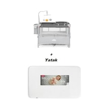 Kanz Summer Anne Yanı Park Yatak Gri - Yataklı