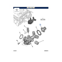 Termostat Boxer-transıt V184/v347 2.2hdı 07- Peugeot Xs7q8575aa/