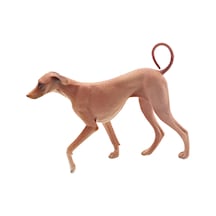 Homyl Gerçekçi Köpek Heykelciği Simülasyon Modeli Sarı