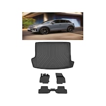 Sahler Volkswagen T-roc 2019 Ve Sonrası 4.5d Paspas 3d Rizline Üst Bagaj Havuzu