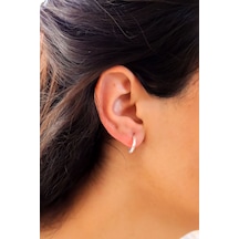Dorika Model Halka Gümüş Küpe 14-Mm 201020852