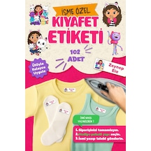Kıyafet Etiketi - Okul Kıyafetlerine Kişiye Özel 30 Saniyede Kolay Uygulama Yıkanabilir -gabby Çok Renkli