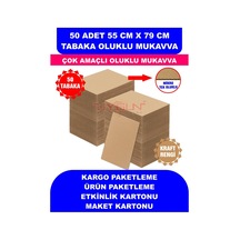 50 Adet 55cm X 79cm Baskısız Tabaka Oluklu Mukavva, Çocuk Etkinlik Kartonu, Maket Kartonu, Kargo Kartonu