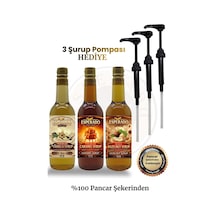 Premıum Vanilya - Karamel - Fındık Aromalı Kahve Şurubu 750 Ml X 3 Adet Diğer