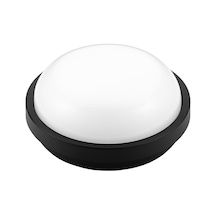 Horoz Artos 15w Yuvarlak Siyah Led Nem Su Geçirmez Banyo Bahçe Modern Tavan Lambası Beyaz Işık 6500k Diğer